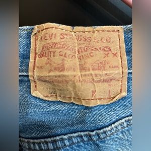 Original 4 button Levi 501's size 29x36